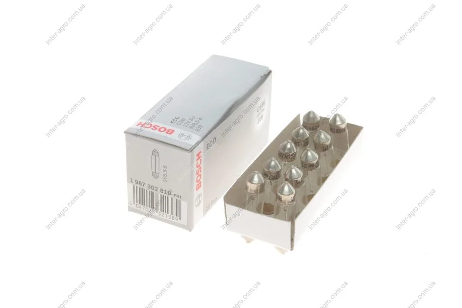 Лампа розжарювання C5W 12V 5W SV8,5 (38мм) (вир-во Bosch) BOSCH 1 987 302 810 (фото 1)