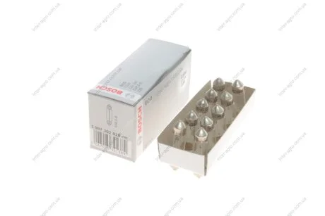 Лампа розжарювання C5W 12V 5W SV8,5 (38мм) (вир-во Bosch) BOSCH 1 987 302 810