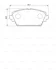 Колодка гальм. диск. NISSAN ALMERA передн. (вир-во Bosch) BOSCH 0 986 424 791 (фото 4)