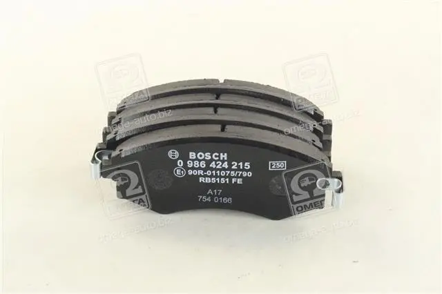 Колодка гальм. диск. HYUNDAI ELANTRA передн. (вир-во Bosch) BOSCH 0 986 424 215 (фото 1)