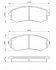 Колодка гальм. диск. HYUNDAI ELANTRA передн. (вир-во Bosch) BOSCH 0 986 424 215 (фото 4)