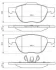 Колодка гальм. диск. FORD FOCUS, MAZDA 3,5, VOLVO C70, S40, передн. (вир-во Bosch) BOSCH 0 986 495 215 (фото 2)