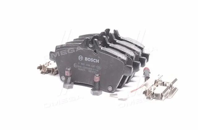 Колодка гальм. диск. MERCEDES A-CLASS (W169) передн. (вир-во Bosch) BOSCH 0 986 494 087 (фото 1)