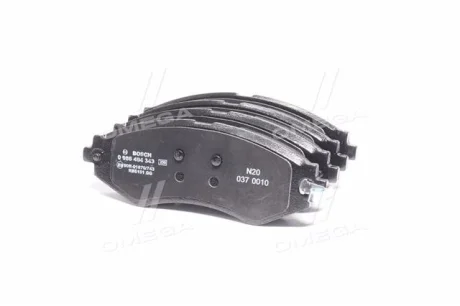 Колодка гальм. диск. CHEVROLET LACETTI, DAEWOO NUBIRA передн. (вир-во Bosch) BOSCH 0 986 494 343