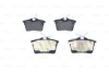 Колодка гальм. диск. CITROEN/PEUGEOT BERLINGO/PARTNER/308 задн. (вир-во Bosch) BOSCH 0 986 494 304 (фото 4)
