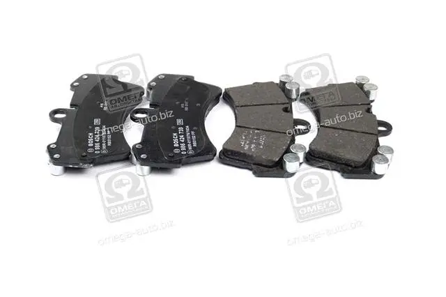 Колодка гальм. диск. AUDI Q7, PORSCHE CAYENNE, VW TOUAREG передн. (вир-во Bosch) BOSCH 0 986 424 739 (фото 1)