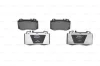 Колодка гальм. диск. MB C-CLASS (W203) передн. (вир-во Bosch) BOSCH 0 986 424 705 (фото 4)