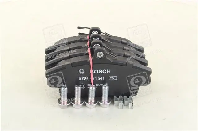 Колодка гальм. диск. MITSUBISHI COLT VI передн. (вир-во Bosch) BOSCH 0 986 424 541 (фото 1)