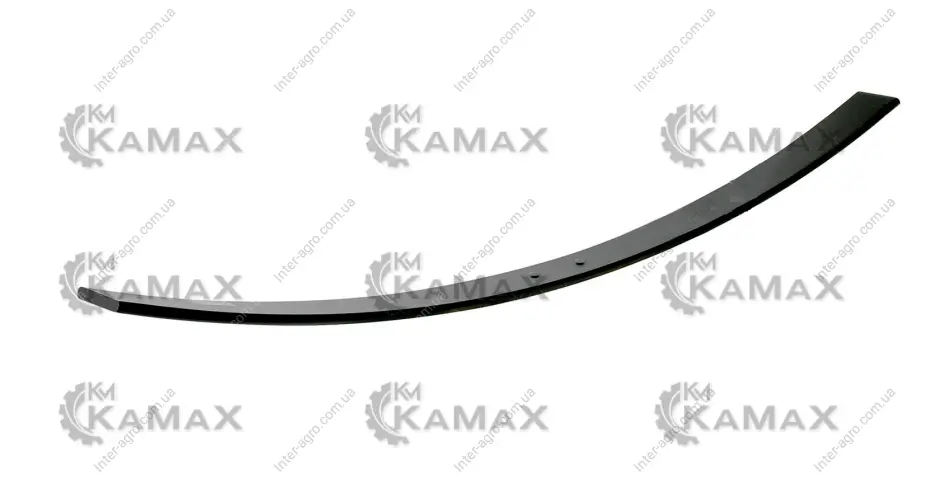 Лист рессоры №1 задний УРАЛ 375 (вер-во КАМАЗ) KAMAX КМ375-2912101 (фото 1)